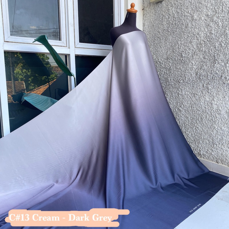 KAIN ARMANI ROLL | ISI 60 Yard dalam 1 ROLL | KAIN SILK 2 WARNA