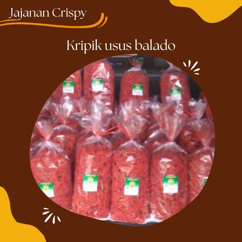 

KERIPIK USUS CRISPY BALADO 1/2KG