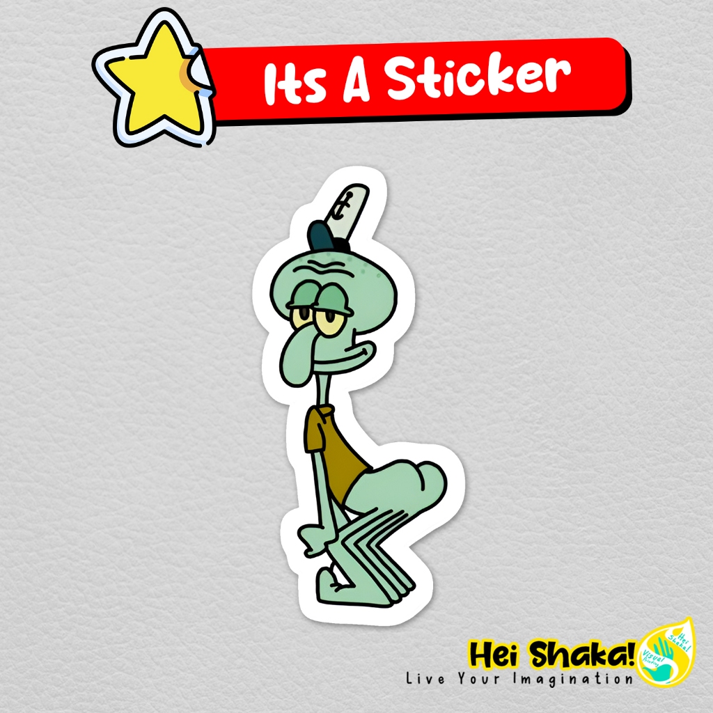 

Stiker Squidward Twerking Sticker Kartun Spongebob Vinyl Anti Air