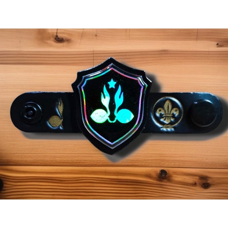 

Ring kacu Pramuka Black Diamond Hologram Perisai elegan