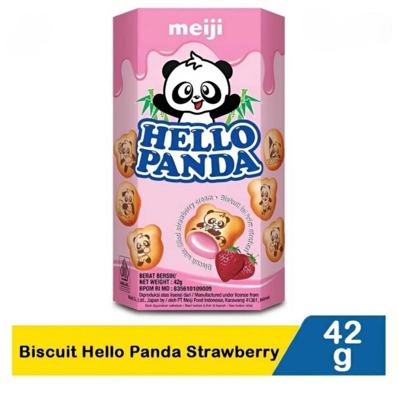 

Meiji Biscuit Hello Panda Strawberry 42g