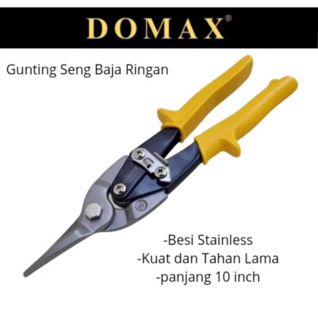 Gunting Seng Domax/Gunting Holo Domax/Gunting Baja Ringan Domax 100%ORIGINAL