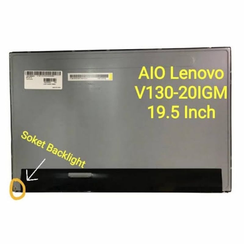 LED LCD Layar PC AIO Lenovo V130-20IGM MV195WGM-N10 LM195WX1 SS A1