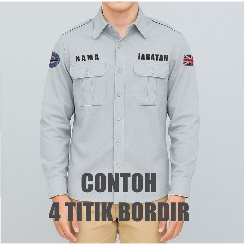 KEMEJA PDL-PDH BORDIR CUSTOME