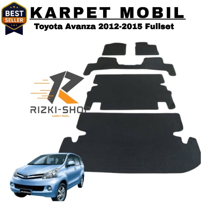 KARPET MOBIL TOYOTA AVANZA2012-2015 FULLSET MATRAS ALAS KAKI MOBIL TOYOTA AVANZA NEW