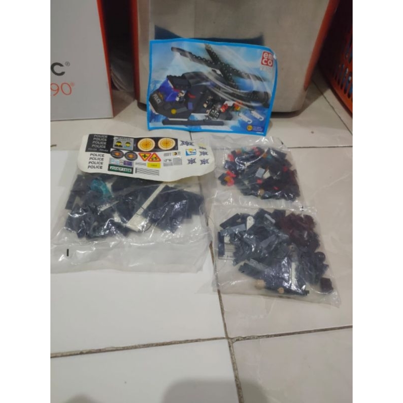NEW Emco brick 8807 Police Helicopter