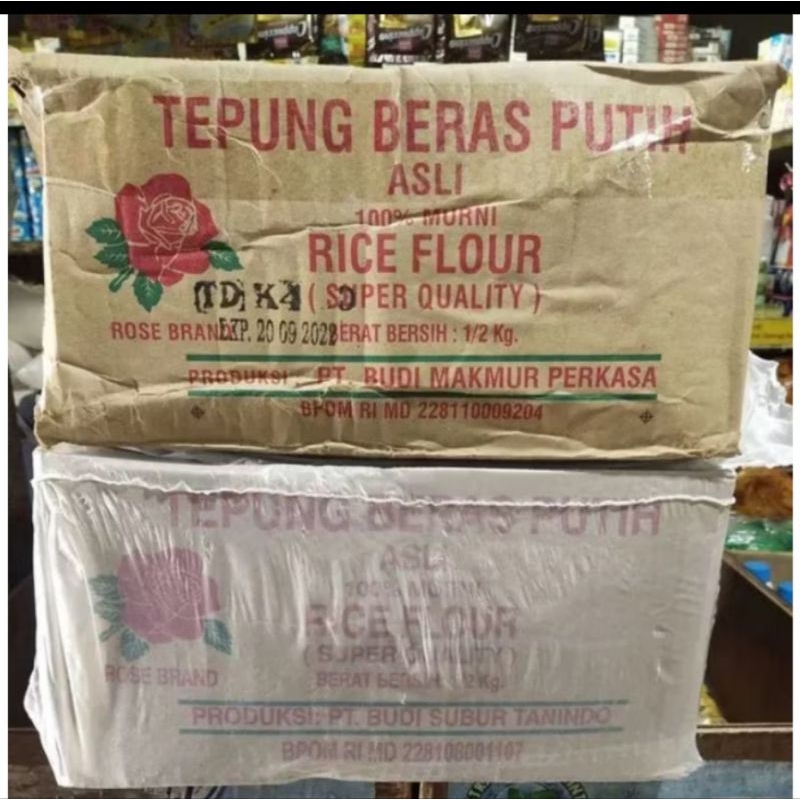 

tepung beras Rose brand 1 dus