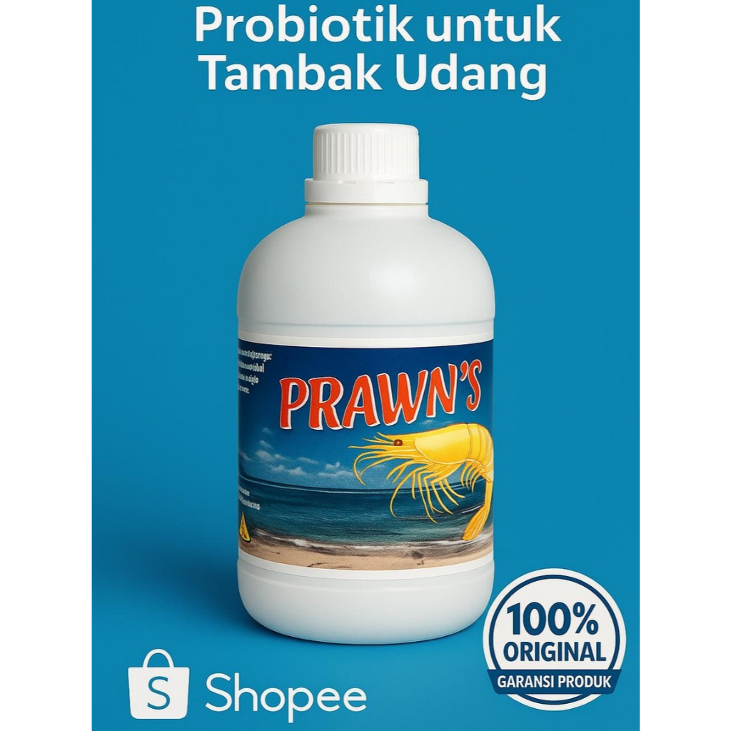 PRAWNS PRO Probiotik Udang / Bakteri Pengurai / Berkualitas Tinggi [Harga Termurah]. Mengandung Bakt