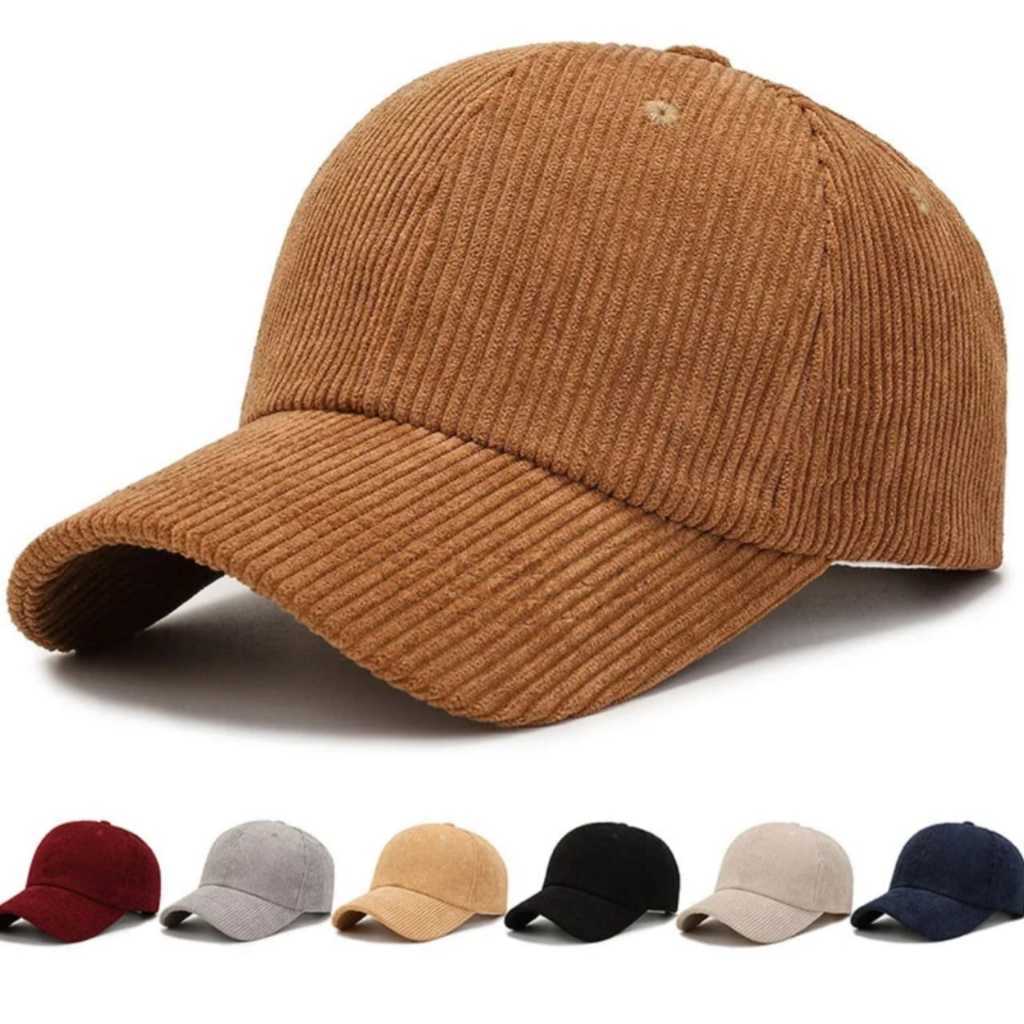 Cod Topi Polo Caps Corduroy Polos Quality / Topi Polo Unisex