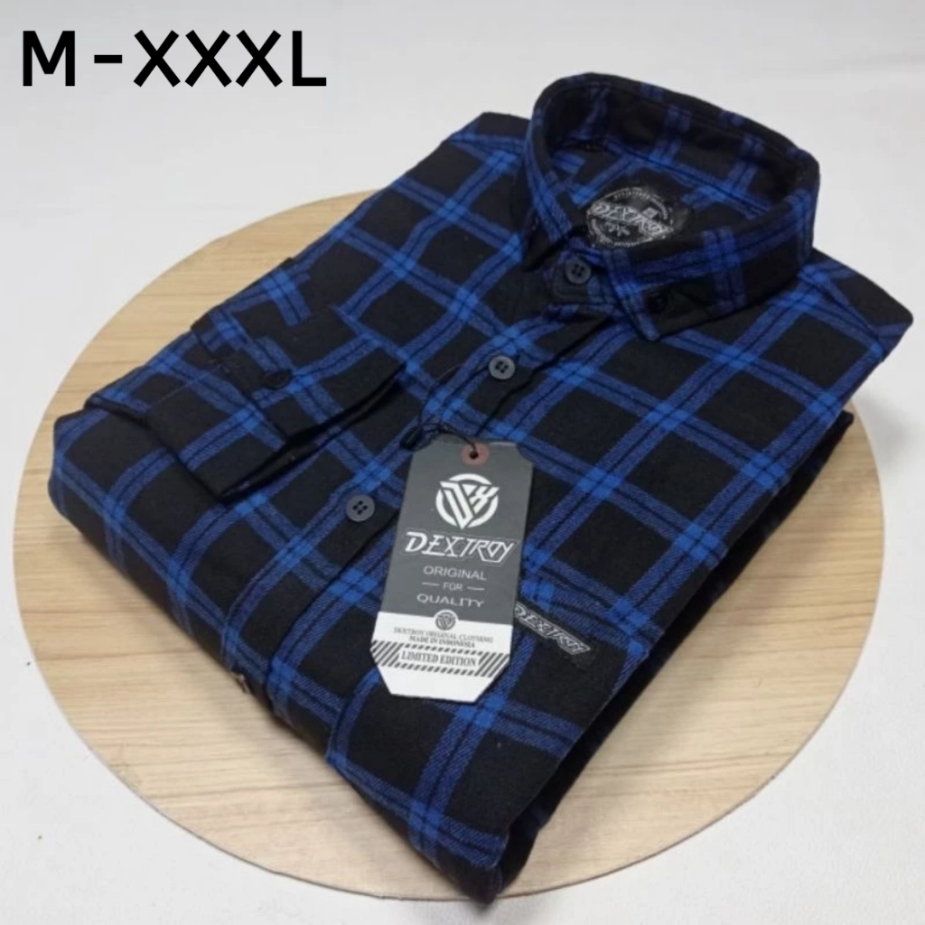 PROMO⚡Kemeja Flanel Pria [MOTIF SULTAN] Lengan Panjang Distro (Ori) Motif Flanel Kotak Kotak / Hem F