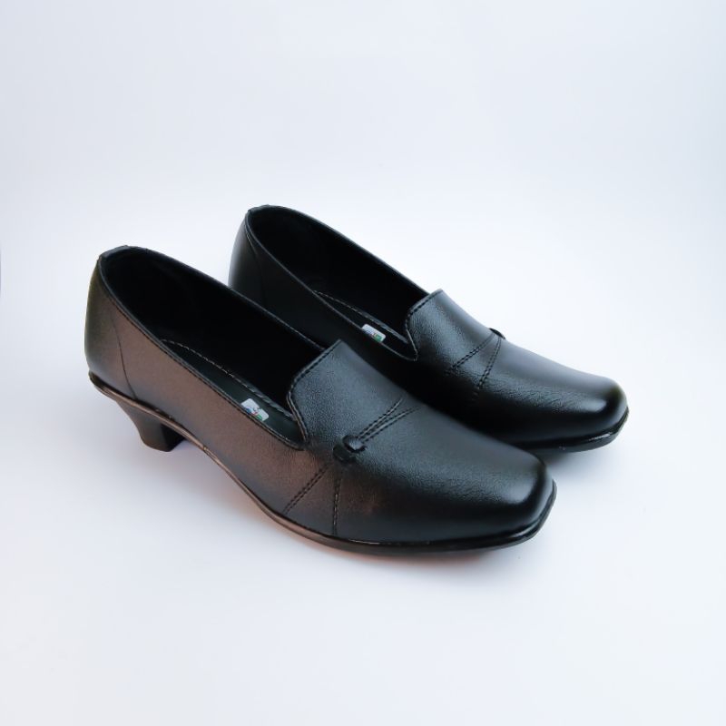 Sepatu Pantofel Wanita Hitam Hak 3cm - Sepatu Kerja Wanita Sepatu Kantor Wanita Viral