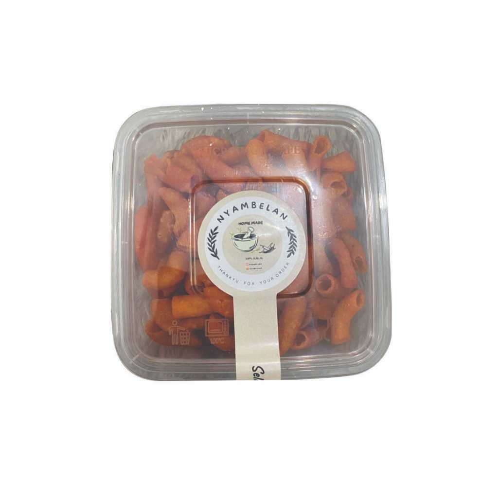 

Makaroni Pedas Balado daun Jeruk