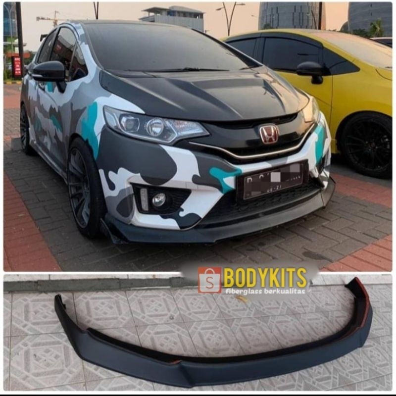 front lips honda jazz gk5 2014-2017