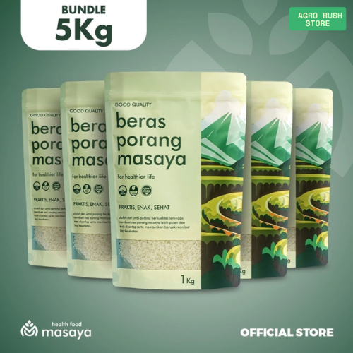 

5kg Masaya Beras Porang Instant Konjac Rice Mudah dan Praktis