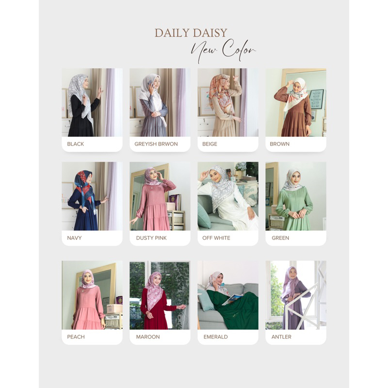 sale 30% / daily daisy dannis / abaya harian / rayon / dannis / dannis murah / abaya diskon / baju n
