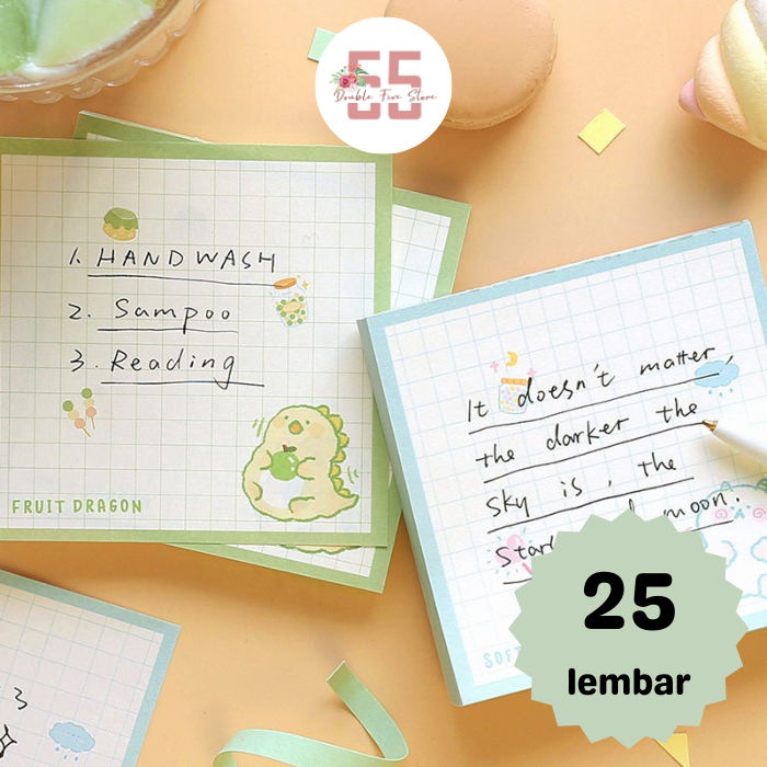 

Kertas Memo Pad Motif Kartun Lucu - 127