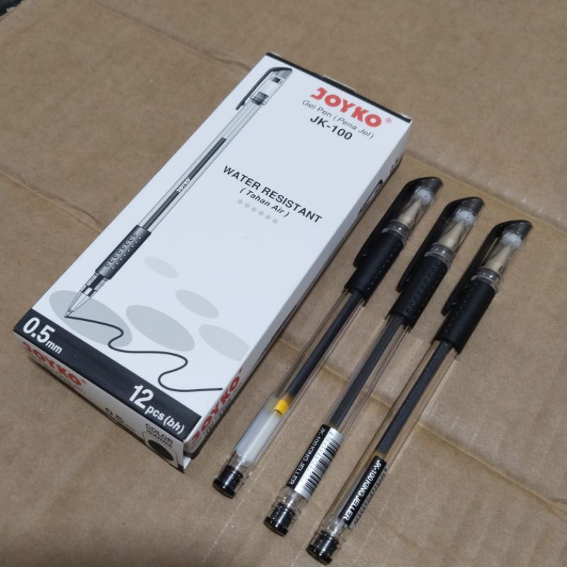 

1 Pak Pulpen Joyko JK 100 Hitam Isi 12 Pcs