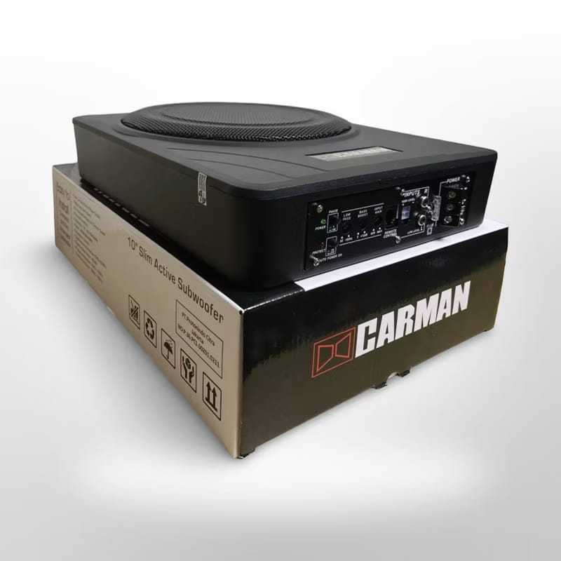 Subwoofer Kolong 10 inch Carman CR-1018 CR 1018 Slim Active Subwoofer 10"