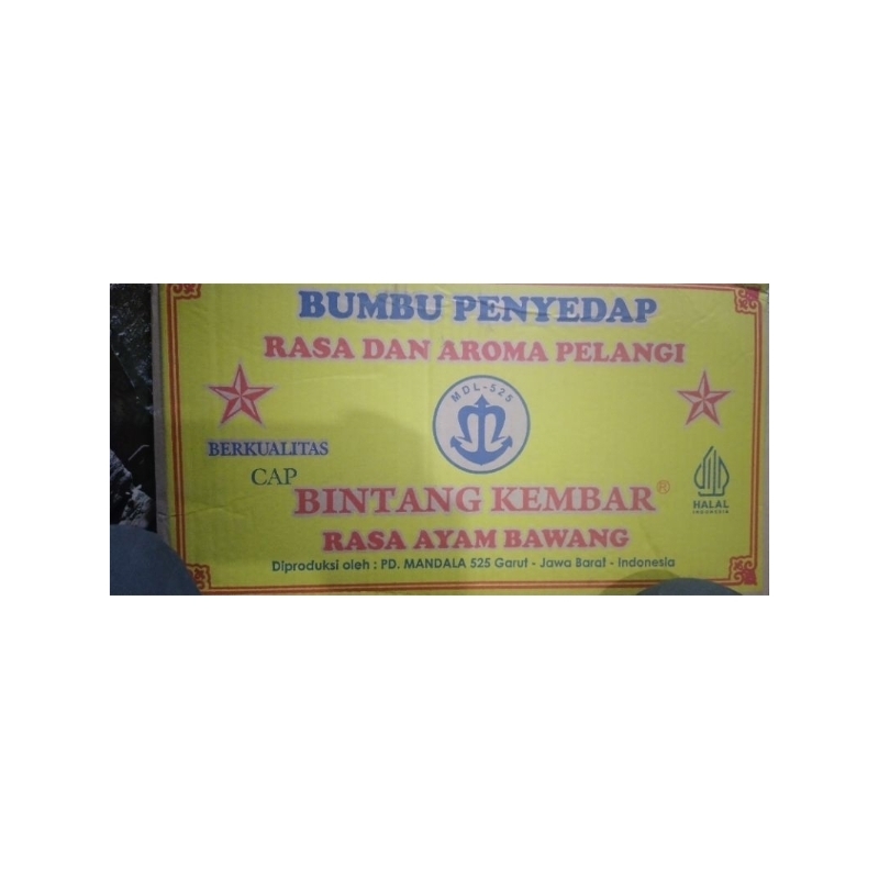

Bumbu tabur Atom Cap Bintang Kembar 250gr