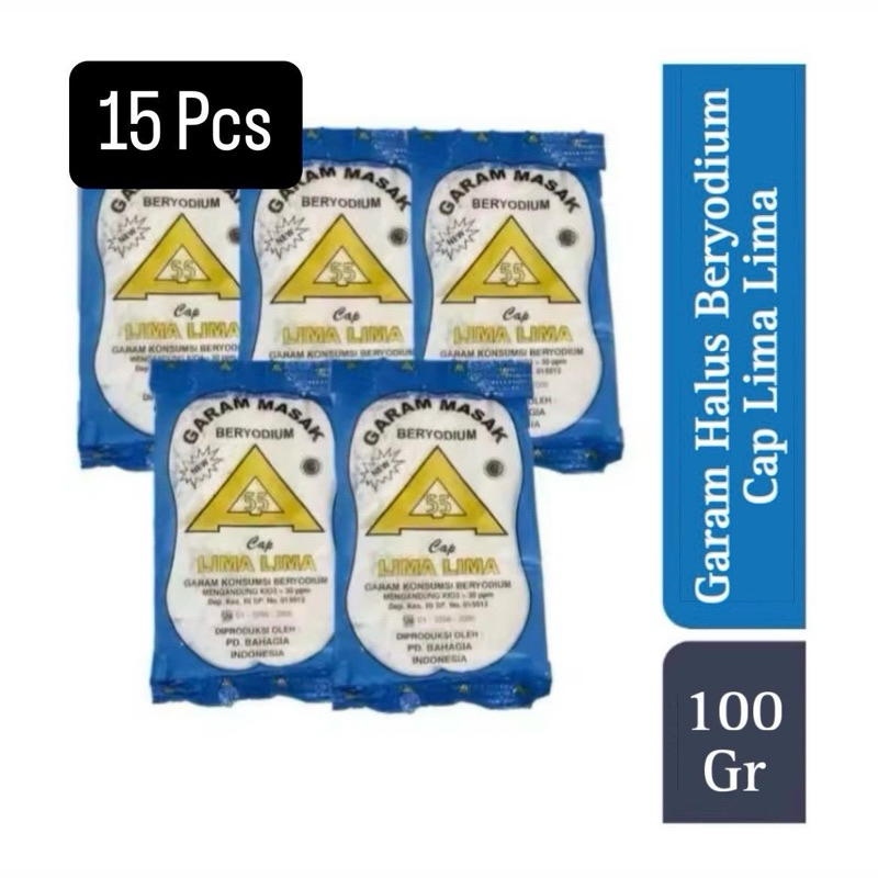 

Promo Garam Halus Kemasan 100gr Isi 15 Pcs