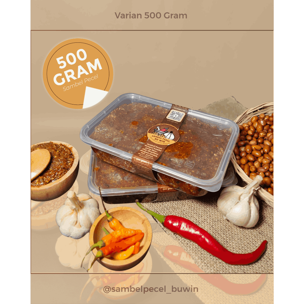 

Sambel Pecel Bu Win Ukuran 500 Gram