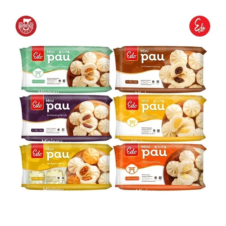 

EDO Mini Pau 200gr, Bakpao Mini Aneka Rasa