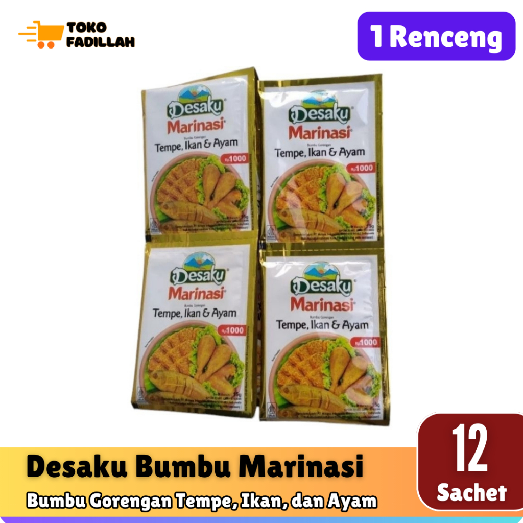 

Desaku Bumbu Marinasi Renceng [12 Sachet x 15gr]