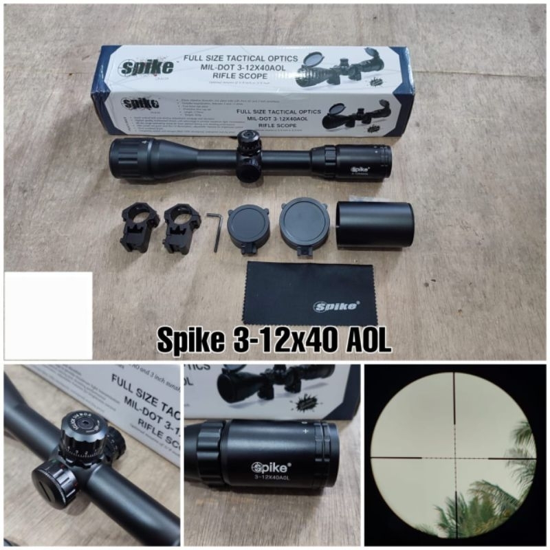 Teleskop Spike 3-12×40 AOL mildot