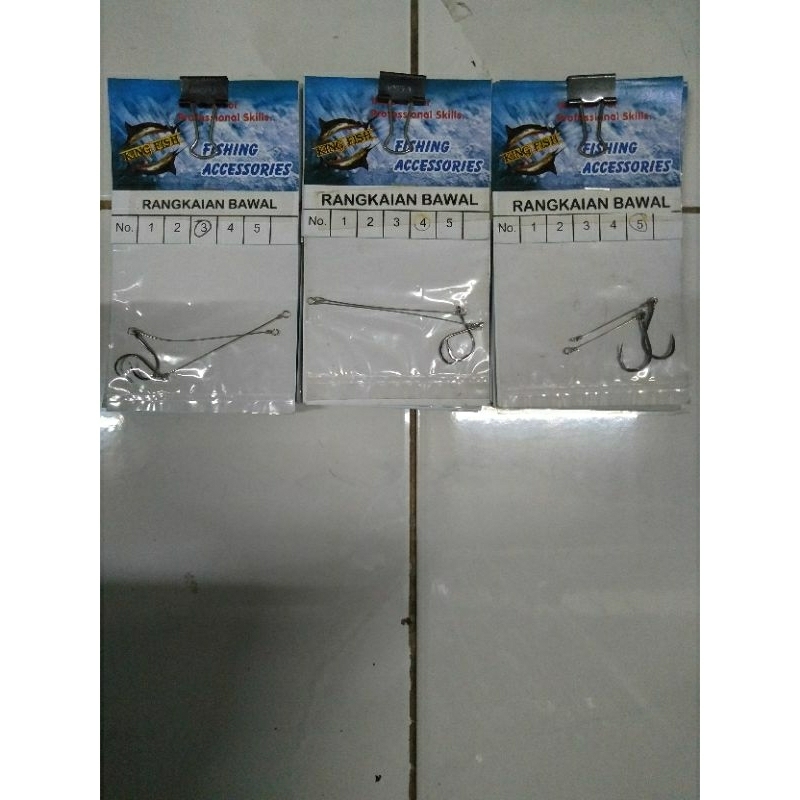 KING FISH RANGKAIAN KAIL PANCING IKAN BAWAL / TOMBRO / BELUT