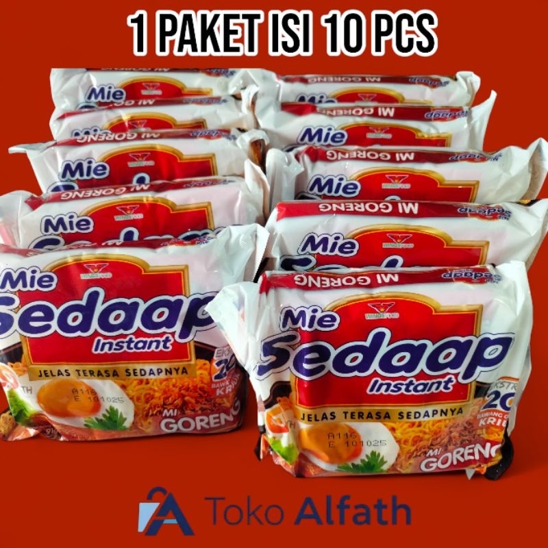 

MIE SEDAAP GORENG 1 PAKET ISI [ 10 PCS ]