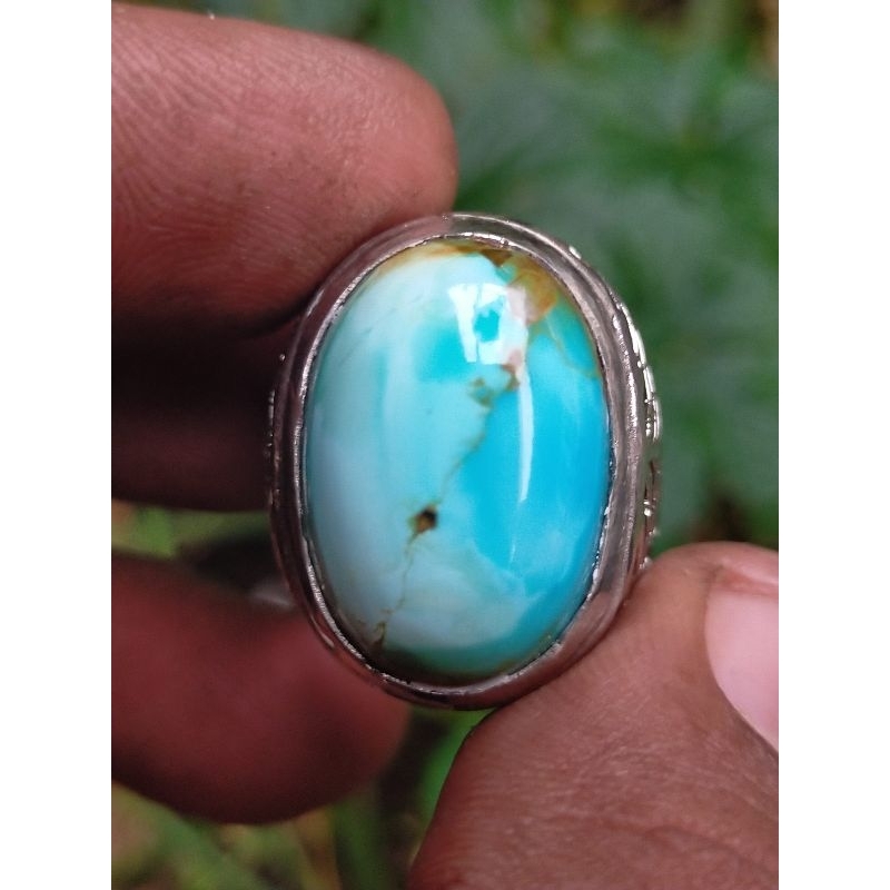 batu natural pirus Persia blue fancy/turquoise