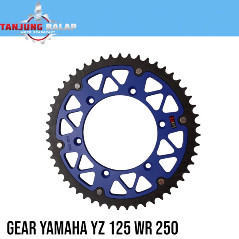 Gear Gir Sprocket Yamaha YZ 125 / 250 49T 51T & 52T