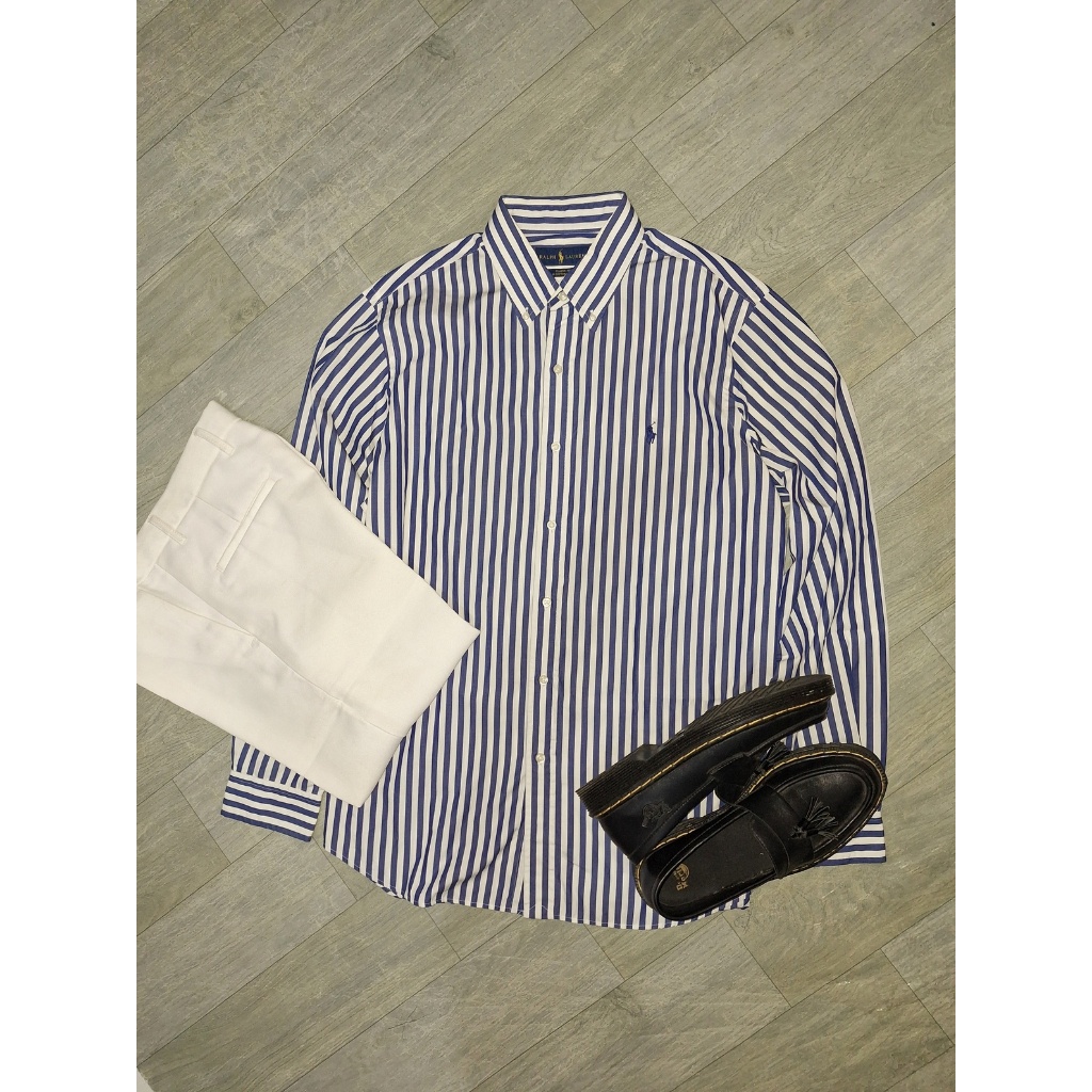 Kemeja Shirt Polo Ralph Lauren Pria Wanita Second Original