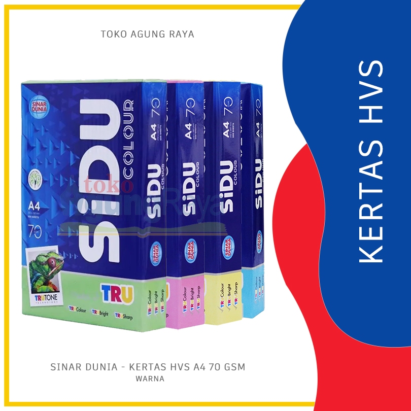 

[RIM] KERTAS HVS A4 WARNA - SINAR DUNIA