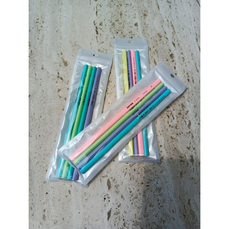 

FREE CUSTOM 1 NAMA PENSIL PASTEL JOYKO P-8130 ISI 4PC