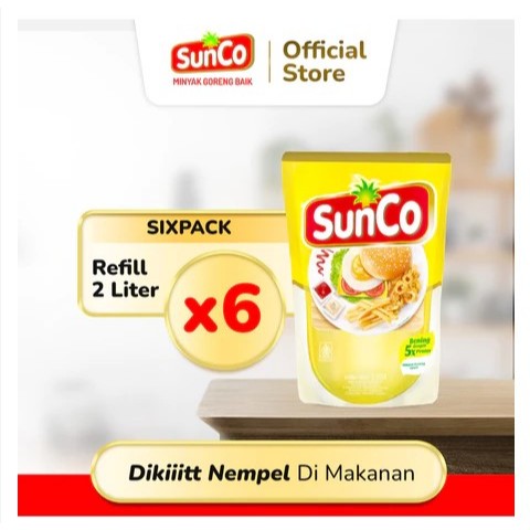 

SunCo Minyak Goreng Refill 2L x 6pcs