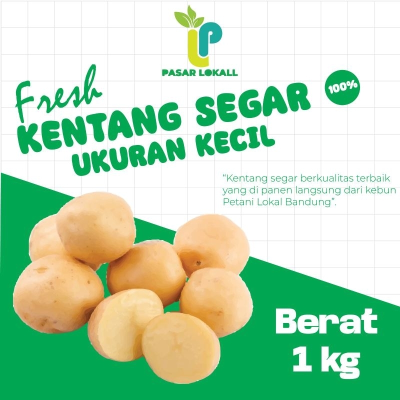 

Terlaris NO 1 Kentang Dieng Segar 1kg