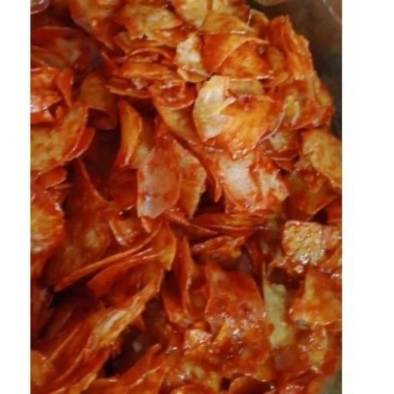 

Keripik singkong lengket pedas manis 500gr