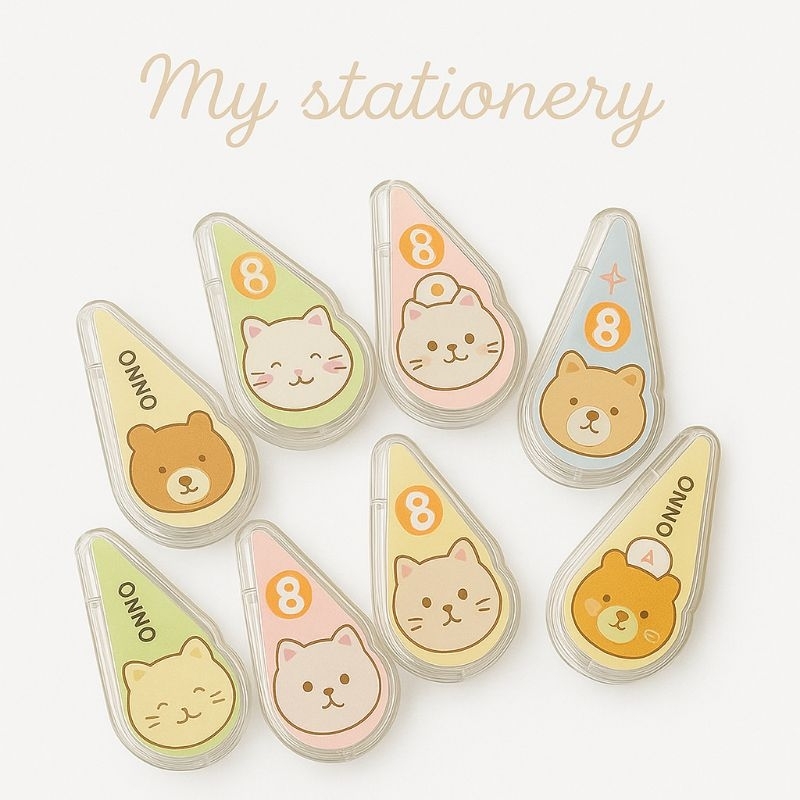 

☀ MY STATIONERY ☀ Correction Tape Students Stationary School Supplies Multiple Color Karakter Lucu Unicorn Penghapus Pena Roll Correction Tape Students Stationary Tipe X / Tipe X