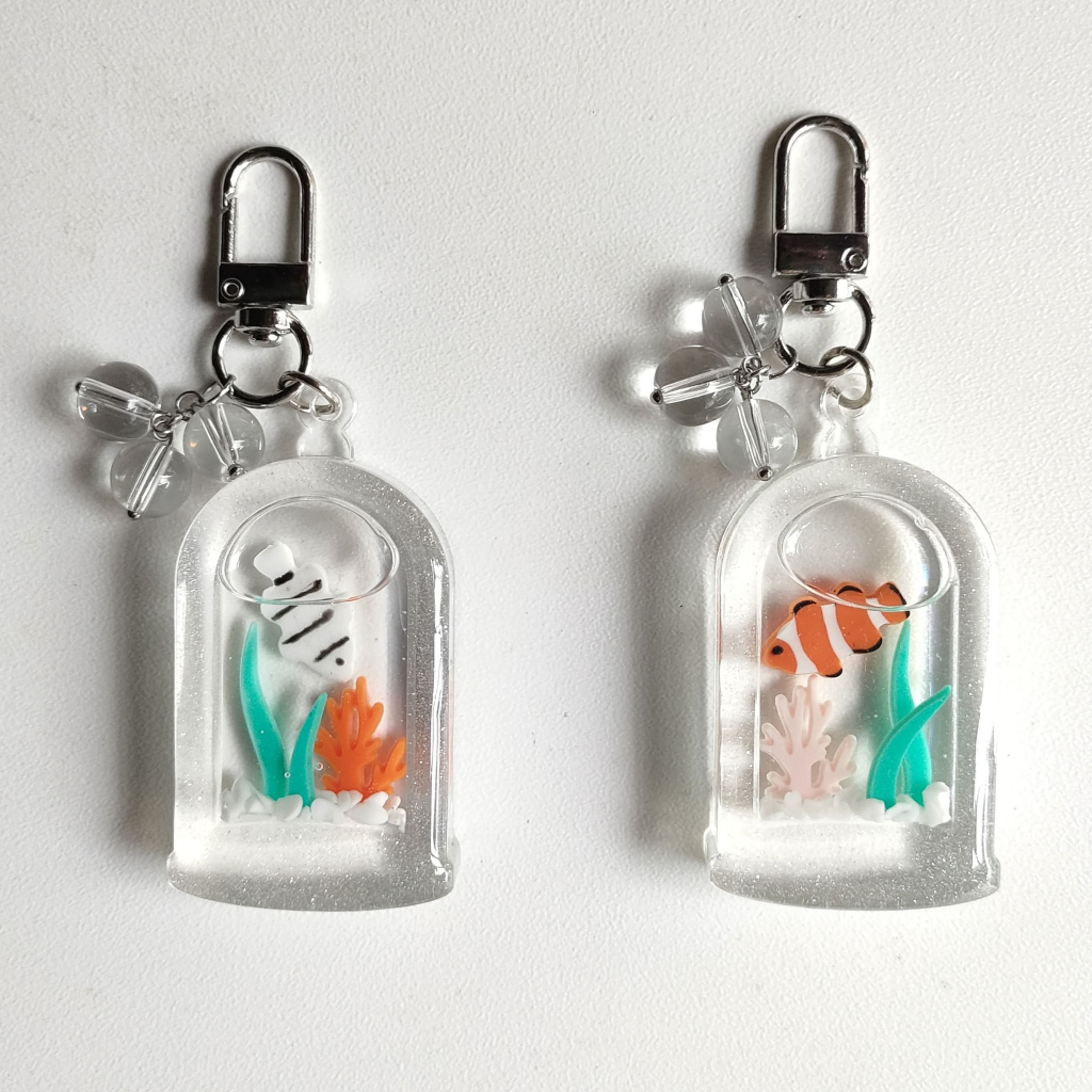 Mini Aquarium Keychain