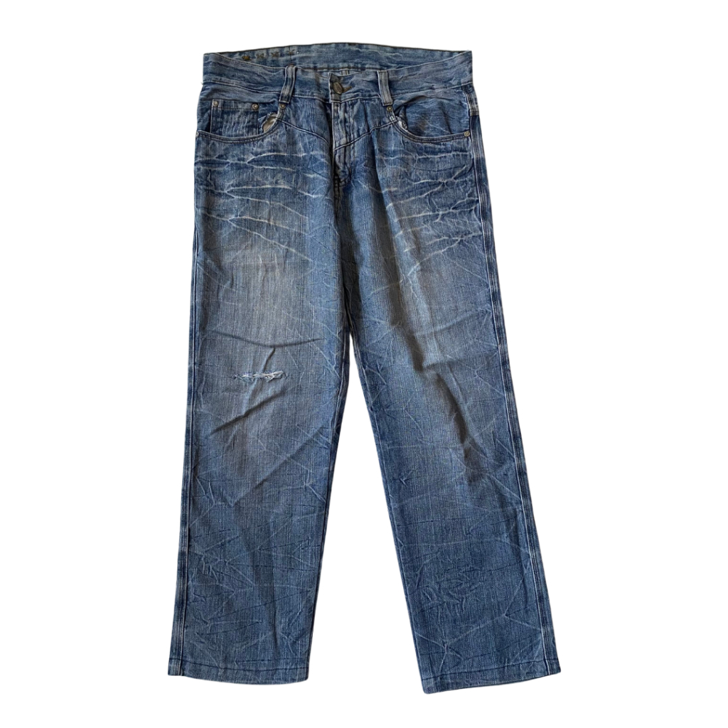 Blue Jeans Fading Reguler