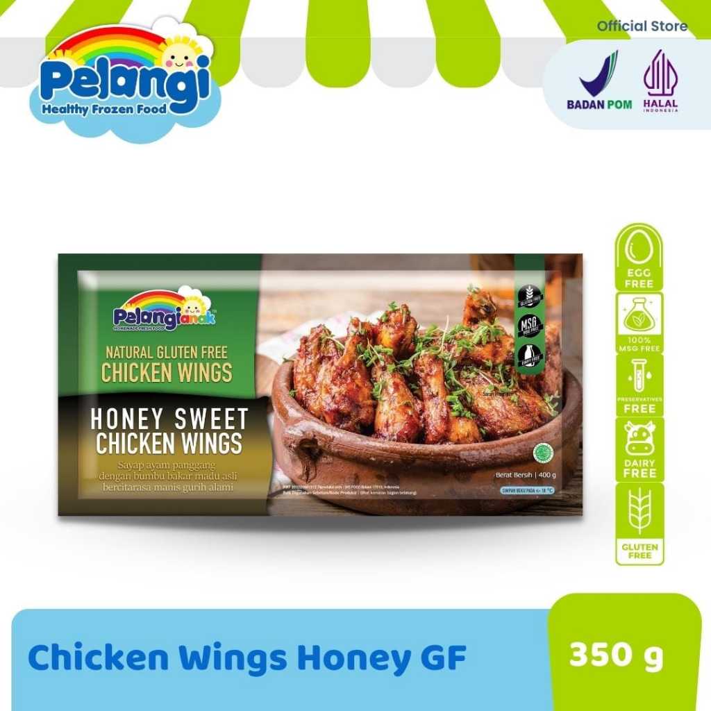 

PELANGI Chicken Wings Honey Sweet 350 gr