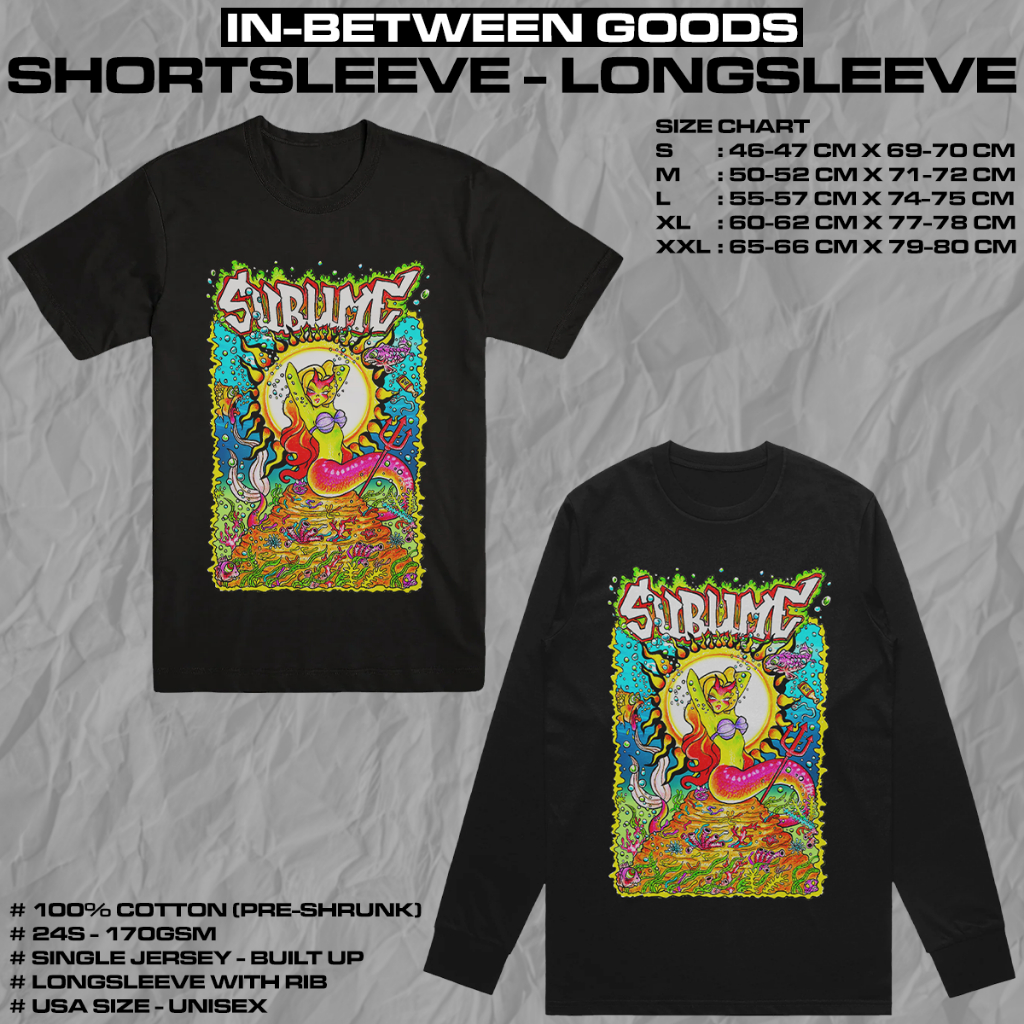 SUBLIME - MERMAID VINTAGE | T-SHIRT | LONGSLEEVE | BAND MERCH