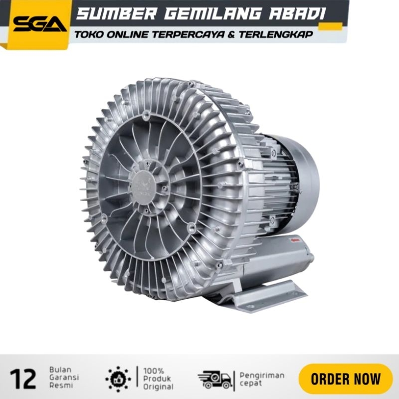 Ring Blower 10Hp Rotor Tambak Ipal Vortex ROTOR HB-7500 RING BLOWER