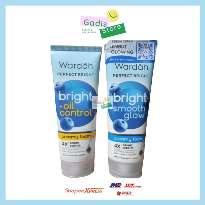 WARDAH PERFECT BRIGHT CREAMY FOAM 100ml Sabun Muka Wardah