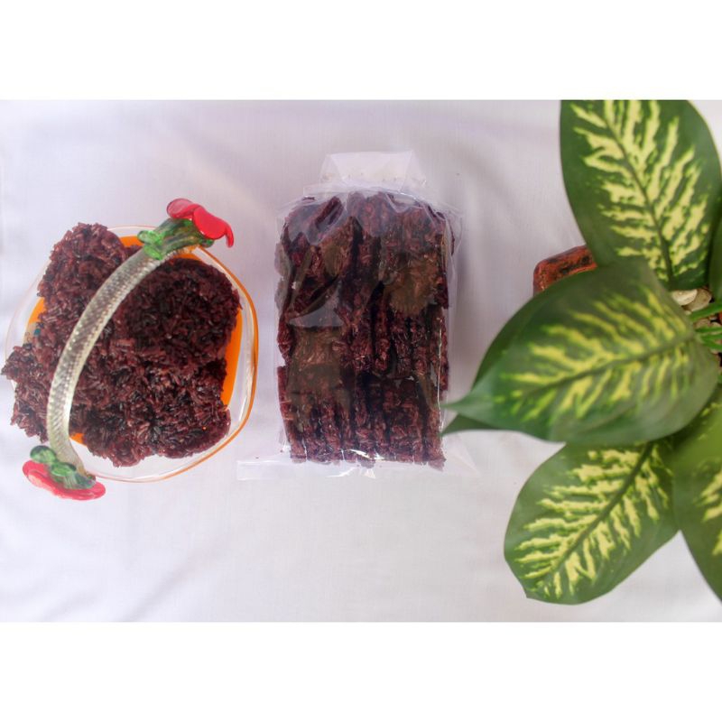 

ranginang mentah hitam asli ketan isi 20