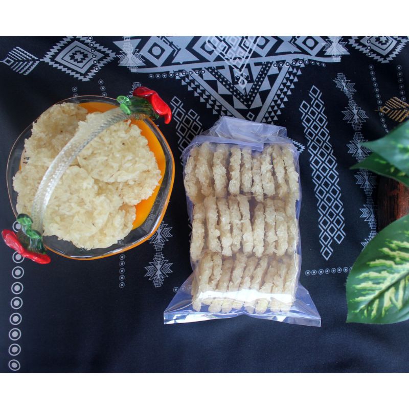 

ranginang mentah putih asli ketan isi 20