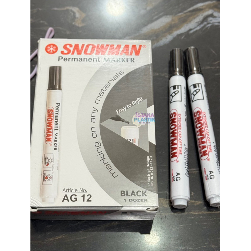 

Spidol Permanent SNOWMAN AG12