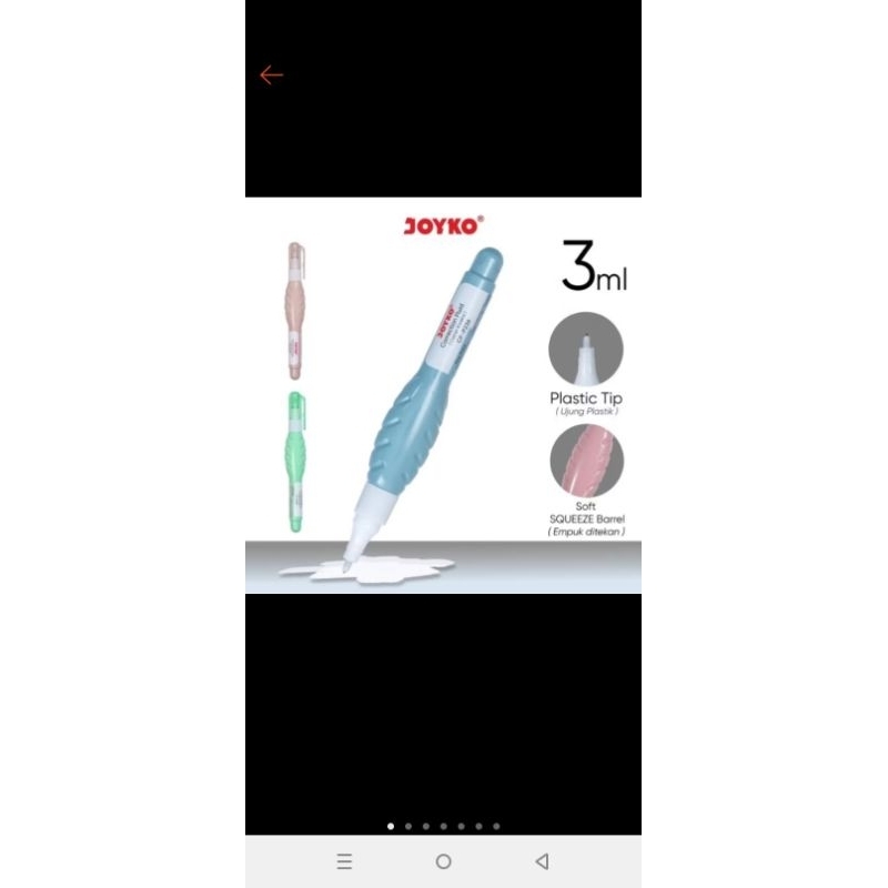 

(1pc) Correction Fluid Cairan Koreksi Penghapus Cair Joyko CF-P 236