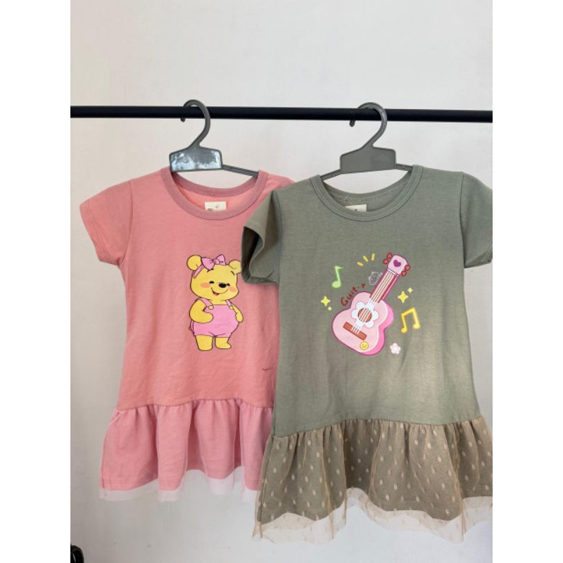 tunik anak perempuan motif lucu
